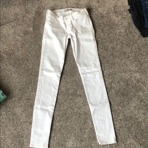White Hollister Skinny Jeans